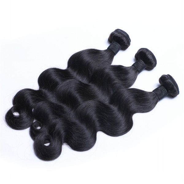 Unprocessed Indian Human Hair Weave Virgin Hair Body Wave Hair Weft Extensions  LM194